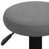 vidaXL Bar Stool Set of 2 Dark Gray