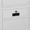 vidaXL Office Cabinet Light Grey Steel Large Office Cabinet