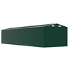 vidaXL Garden Shed Green Galvanized steel 101.2 x 306.3 x 71.3 in