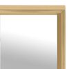 vidaXL Mirror Gold Glass 23.6 x 23.6 in Stylish Look Mirror Square