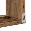 vidaXL Wall Corner Shelf Old Wood Engineered Wood Medium Wall Mount