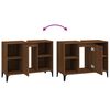 vidaXL Sink Cabinet Brown Oak Engineered Wood Medium