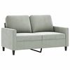 vidaXL 4 Piece Sofa Set with Pillows Light Gray Velvet