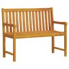 vidaXL Garden Bench Natural Wood Solid Acacia Wood Small Garden Bench