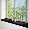 vidaXL Window Sills 2 pcs Dark Brown 39.4x11.8x0.8" Solid Wood Oak