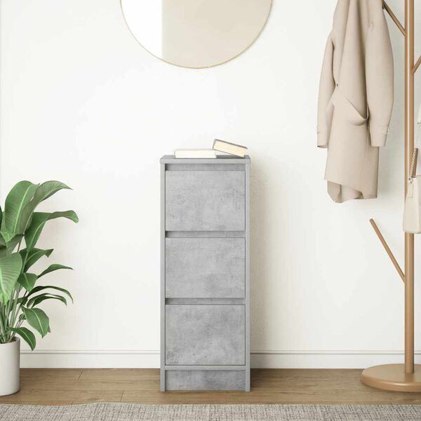 vidaXL Sideboard Concrete Grey Engineered Wood Medium Sideboard