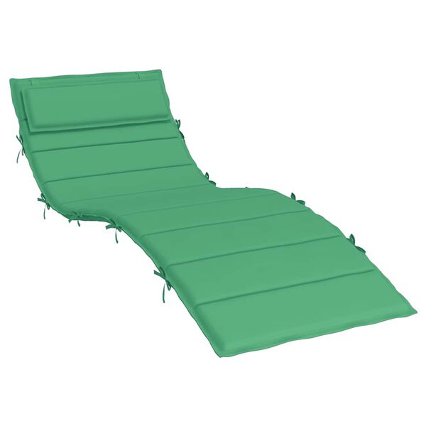 vidaXL Sun Lounger Cushion Green 70.9x23.6x1.6" Oxford Fabric