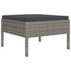 vidaXL Garden Lounge Set Grey, anthracite