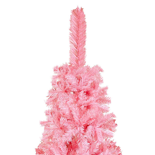 vidaXL Slim Christmas Tree Pink 6 ft