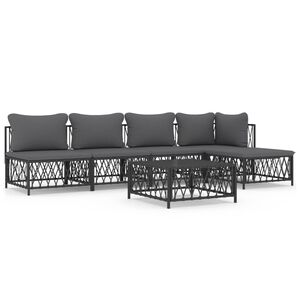 vidaXL Garden Lounge Set Anthracite