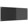 vidaXL Kitchen Backsplash Dark grey 39.37 x 15.75 x 0.24 in