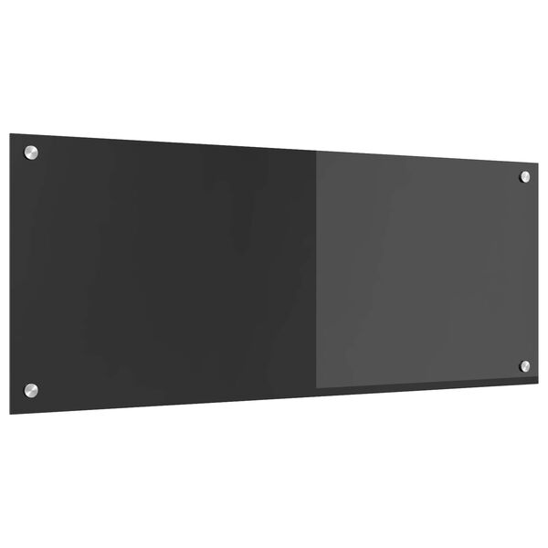 vidaXL Kitchen Backsplash Dark grey 39.37 x 15.75 x 0.24 in