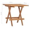 vidaXL Outdoor Dining Set Teak Brown Well-sanded teak hardwood Medium