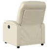 vidaXL Electric Massage Recliner Chair Cream
