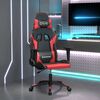 vidaXL Gaming Chair Black and Red