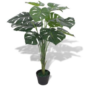 vidaXL Artificial Plant Green Plastic 27.6 in Durable Artificial Plant