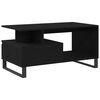 vidaXL Coffee Table Black Oak 35.43 x 19.29 x 17.72 in Engineered Wood