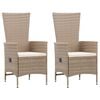 vidaXL Dining Set Beige Solid Acacia Wood Medium Garden Dining Set