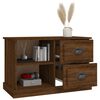 vidaXL TV Cabinet Brown Oak Engineered Wood Medium TV Cabinet