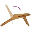 vidaXL Garden Chair Teak Solid teak wood Standard Foldable