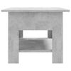 vidaXL Coffee Table Concrete grey Engineered wood Medium Coffee Table