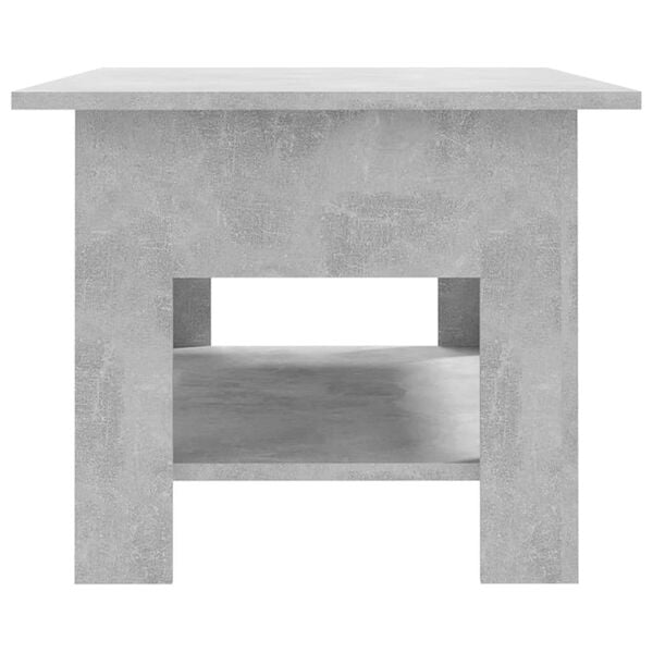 vidaXL Coffee Table Concrete grey Engineered wood Medium Coffee Table