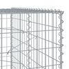 vidaXL Gabion Basket Silver Galvanized iron wire Extra Large Durable