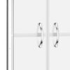 vidaXL Shower Door Frosted ESG 33.9"x74.8"