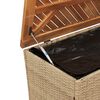 vidaXL Garden Storage Box Beige and brown