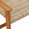 vidaXL Garden Bench Beige and brown PE rattan, solid acacia wood, metal