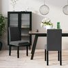 vidaXL Dining Chairs 2 pcs Dark Gray Velvet