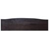 vidaXL Console Table Light Black Coffee Solid Mahogany Wood Medium