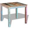 vidaXL Dining Table Multicolor Solid reclaimed wood Compact Durable