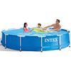 INTEX Pool Blue PVC Large Durable Round Portable Above Ground Pool