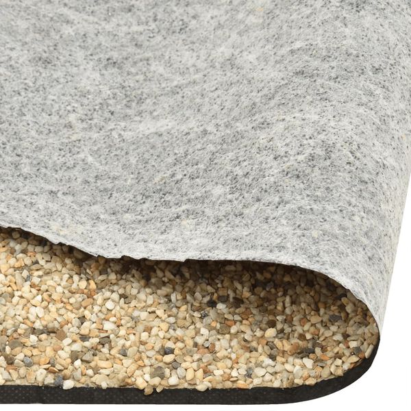 vidaXL Stone Liner Natural sand Nonwoven PP fleece, water-safe glue