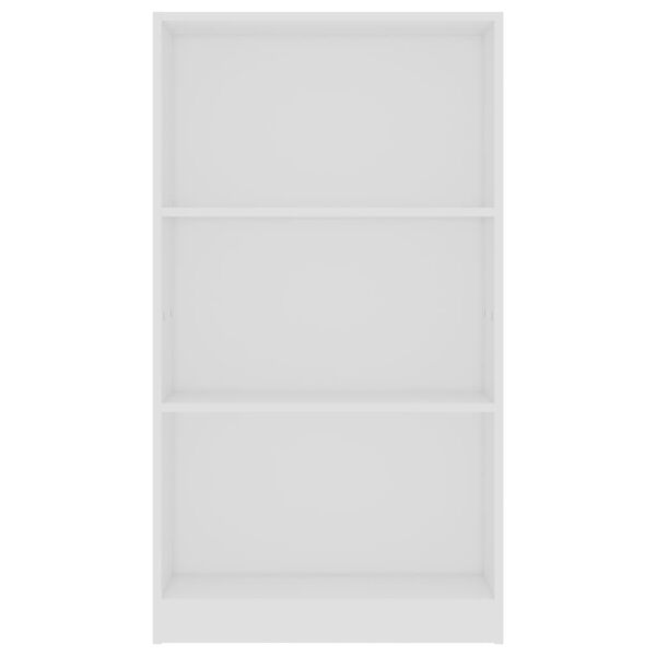 vidaXL Book Cabinet White Engineered wood Medium Book Cabinet