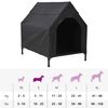 vidaXL Dog House Light Grey