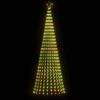 vidaXL LED Christmas Tree 688 LEDs Colorful 118.1"