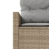 vidaXL Patio Sofa Beige