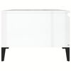 vidaXL Coffee Table High gloss white Engineered wood 35.4 x 19.7 x 14.4 in