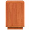 vidaXL Bedside Cabinet Wax brown 60 x 34 x 51 cm Solid pinewood