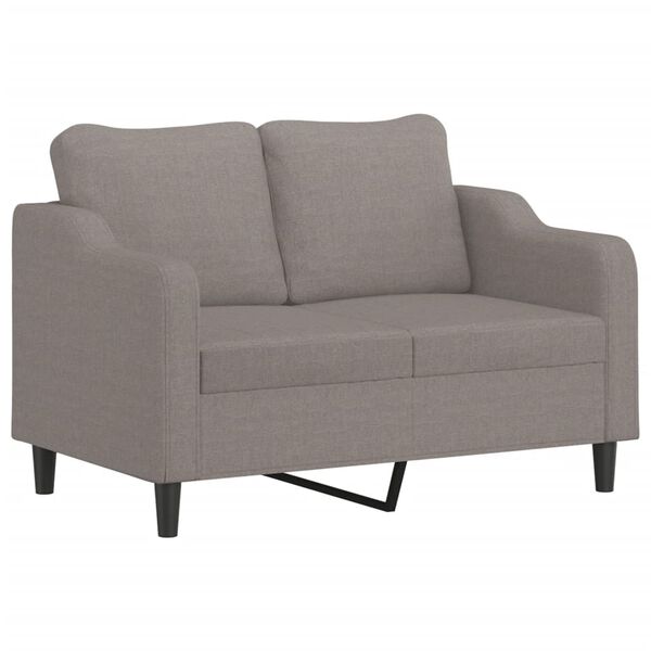 vidaXL Sofa Set Taupe Fabric (100% polyester), metal, textilene, plywood