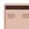 vidaXL Sideboard Pink Cold-rolled Steel Medium Sideboard Rectangular