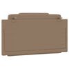 vidaXL Headboard Cushion Cappuccino