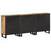 vidaXL Sideboard Brown Solid Mango Wood Medium Sideboard Rectangular