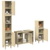 vidaXL Bathroom Furniture Set Sonoma Oak Engineered Wood Large