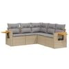 vidaXL Garden Sofa Set Beige