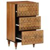 vidaXL Side Cabinet Honey brown Solid mango wood with engineered wood
