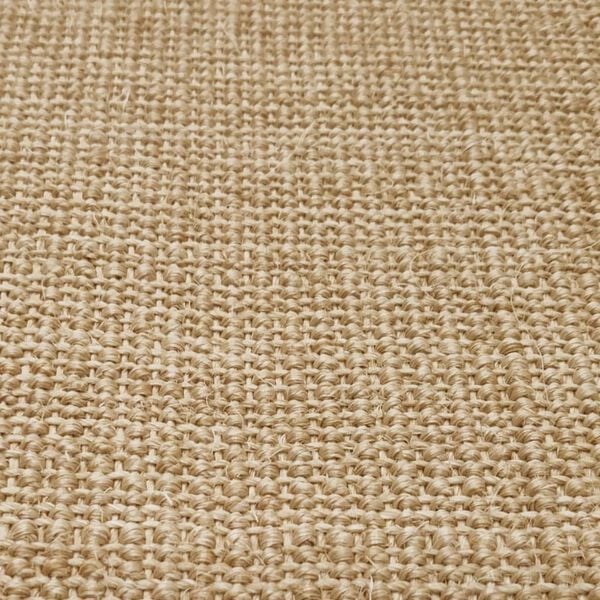 vidaXL Sisal Rug Natural 100% Sisal 26 x 137 in Durable Sisal Rug