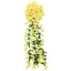vidaXL Christmas Flower Garland Yellow PE 33.5 in long Decorative Inlays